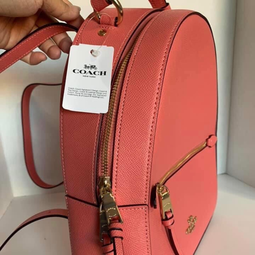 Coach Jordyn bright coral Backpack